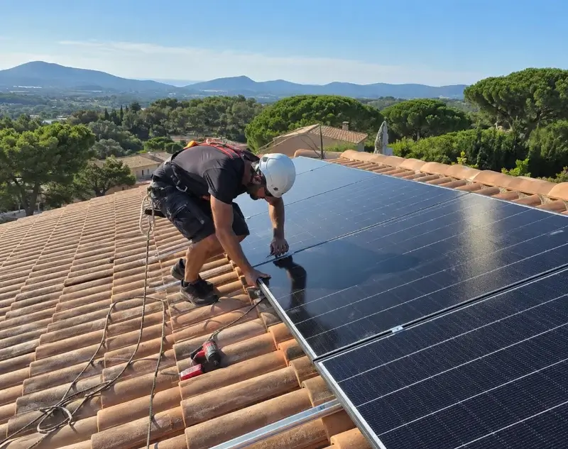 Installateur panneaux solaires Ebersheim — pose photovoltaïque sur toiture
