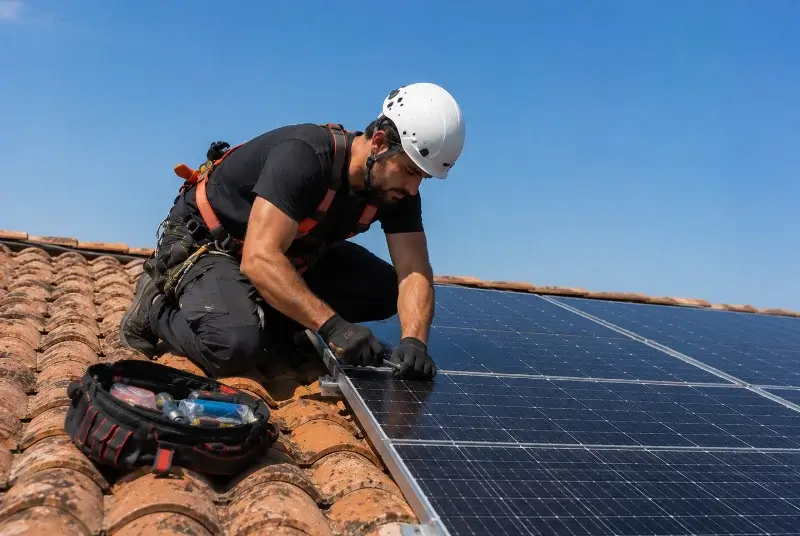 Maintenance et monitoring de panneaux solaires à Ebersheim