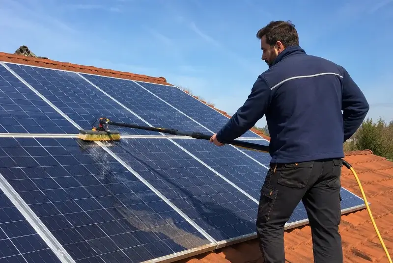 Nettoyage et entretien de panneaux solaires à Ebersheim